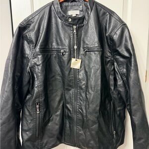 Men's Black Leather Jacket